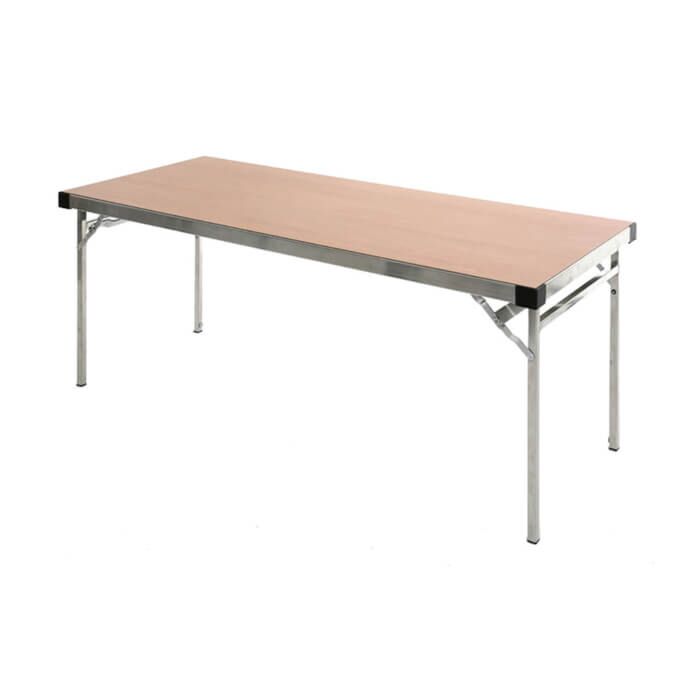 Lightweight Aluminium Folding Table - Rectangle
