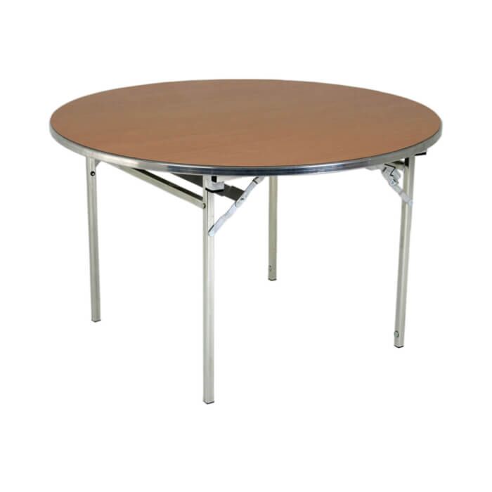 Lightweight Aluminium Folding Table - Round