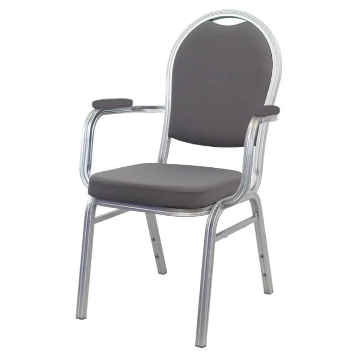 Aluminium Stacking Chair - Atlantic with Arms