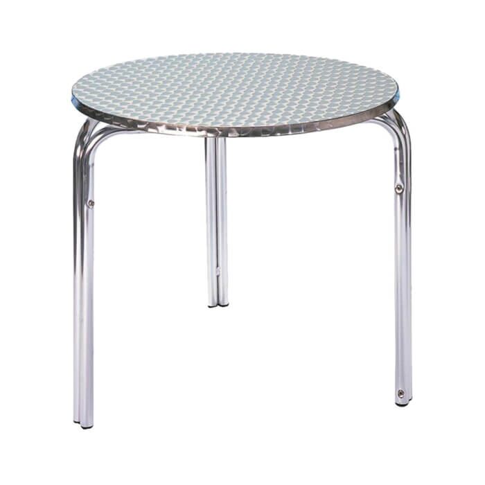 Round Aluminium Stackable Bistro Table - 2ft (60cm)