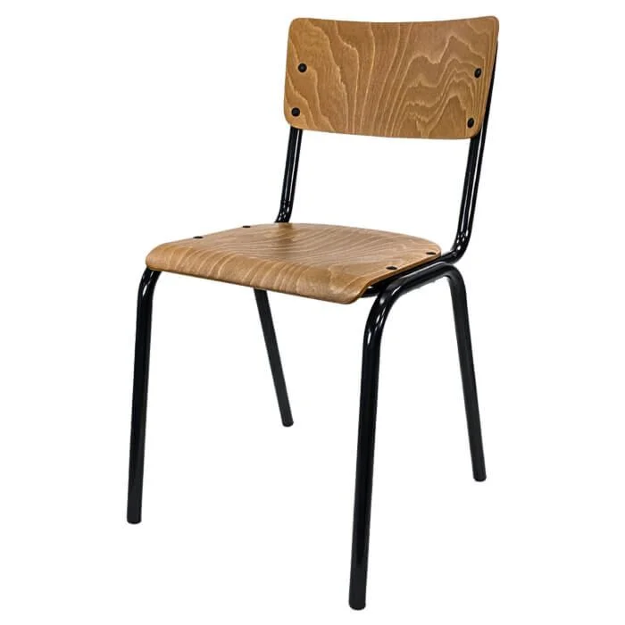 Varsity Stacking Chair - Oak