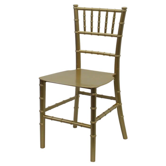 Children's Resin Chiavari Chair - Gold