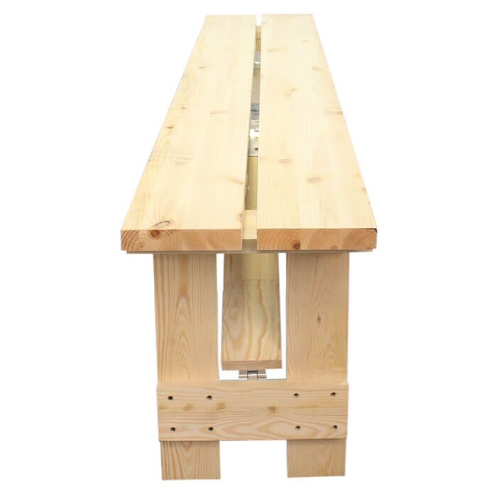 Raw Folding Farm Bench - 183cm