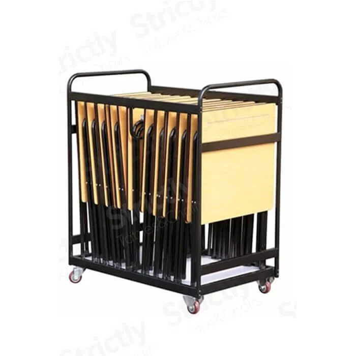20 Folding Exam Desks and Trolley Bundle