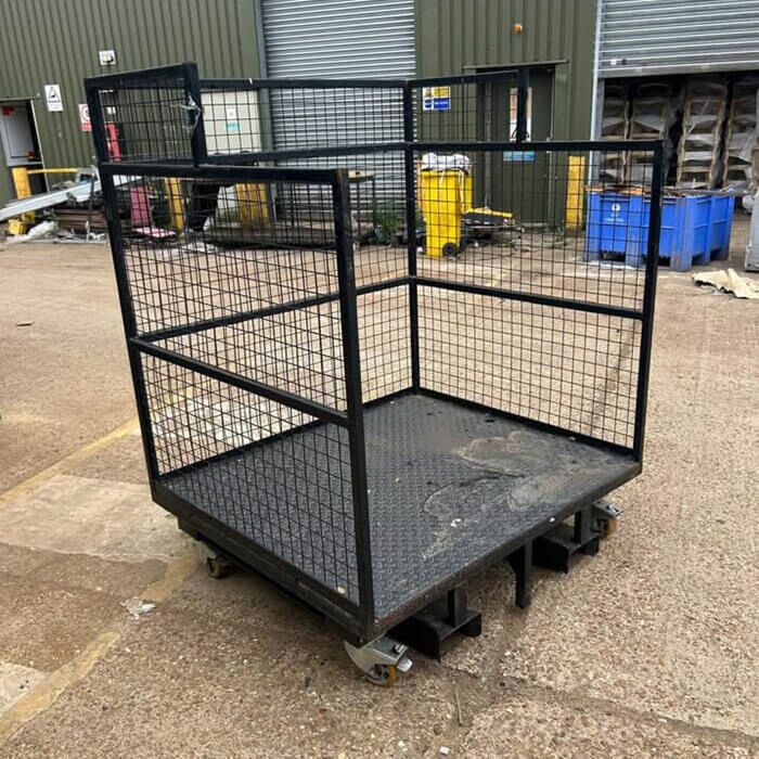 Forklift Stillages Cages - Black