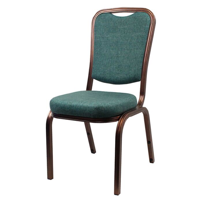 Profile view of Jupiter Aluminium Stacking Chair