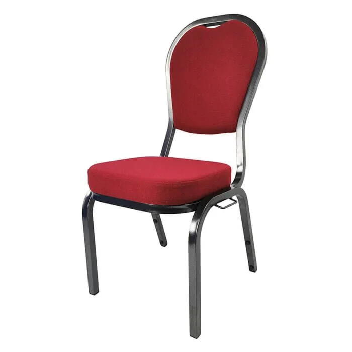 Profile view of Adriatic Aluminium Stacking Chair