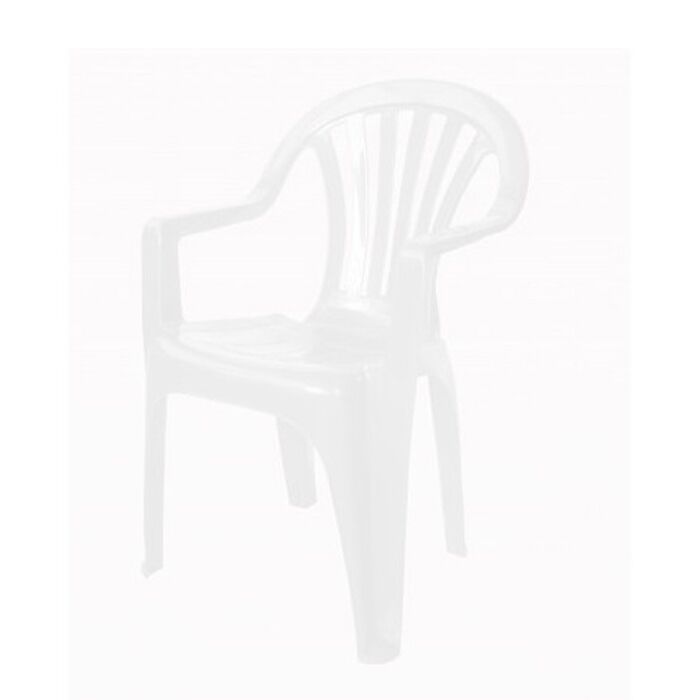 Profile view of Pals Plastic Stacking Chair