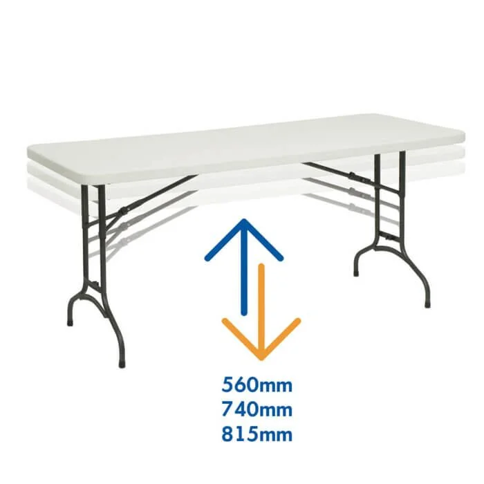 6ft 2ft 6in rectangle banqueting table