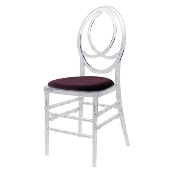 Resin Phoenix Banqueting Chair - Ice Frame