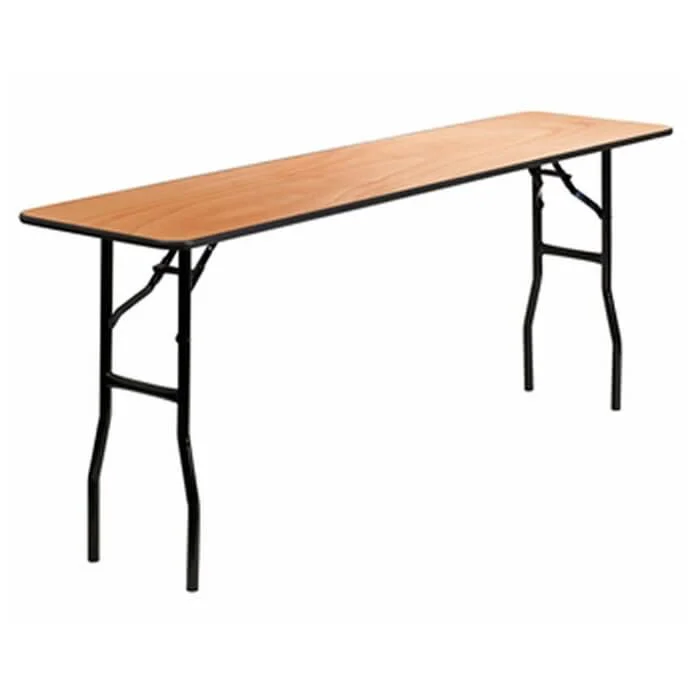 6ft 1ft 6in rectangle banqueting table