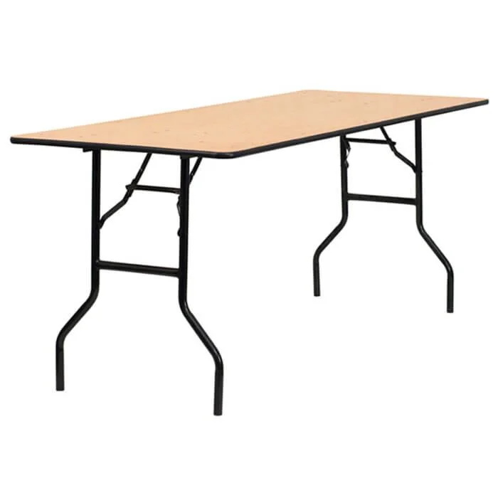 6ft 4ft rectangle banqueting table