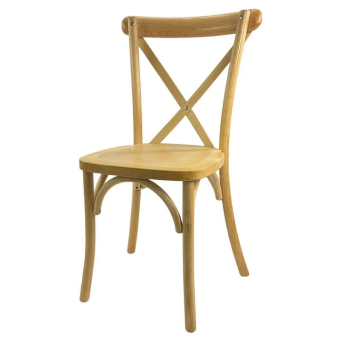 Crossback Stacking Chair - Light Oak