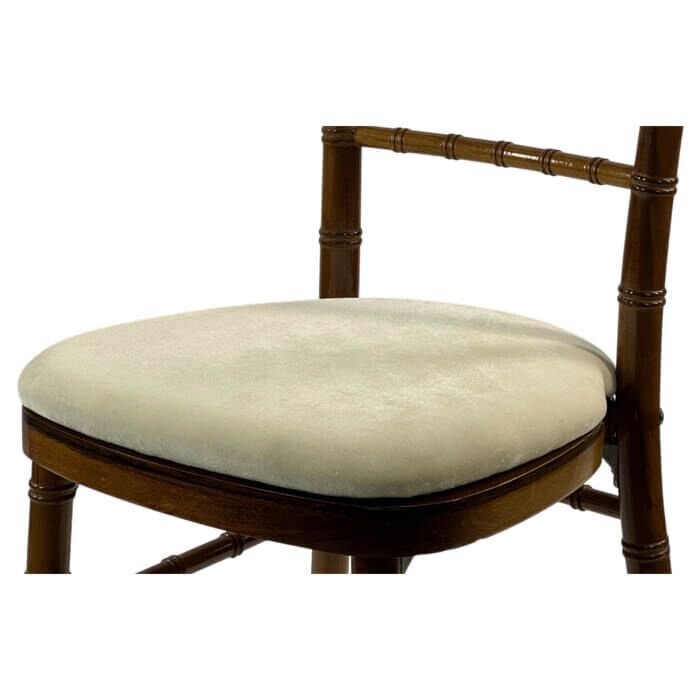 Bespoke Fabric Cutaway Seat Pad with Velcro