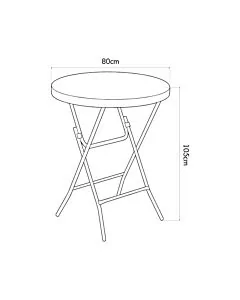 2ft 8in round banqueting table