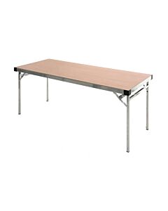 Lightweight Aluminium Folding Table - Rectangle