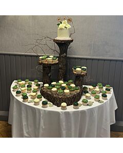 Lightweight Aluminium Folding Table - Semi Circle