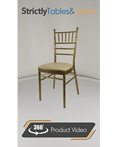 Aluminium Chiavari Chair – Gold