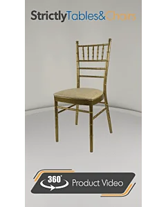 Aluminium Chiavari Chair – Gold