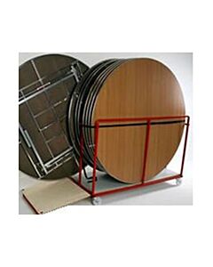 Lightweight Aluminium Table Trolley - Bespoke 6' Round