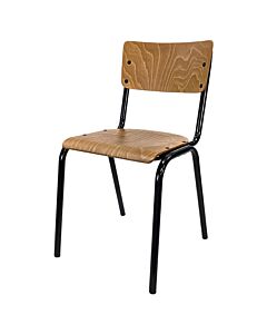 Varsity Stacking Chair - Oak