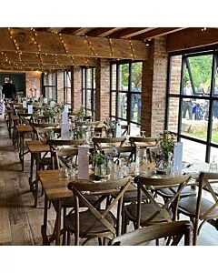 Folding Farm Table Rustic Finish - 6ft x 2ft 6in (183cm x 76cm)