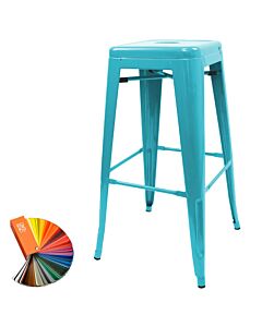 Bespoke RAL Colour Tolix Style 76cm Bar Height Stool