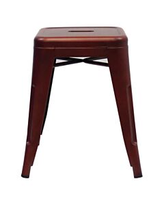 Profile view of Copper Tolix Low Stool