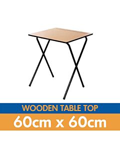 60cm x 60cm square exam desk table