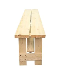 Raw Folding Farm Bench - 183cm