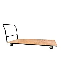 Flatbed Rectangular Trestle Table Trolley