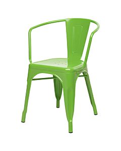 Tolix Style Armchair - Green