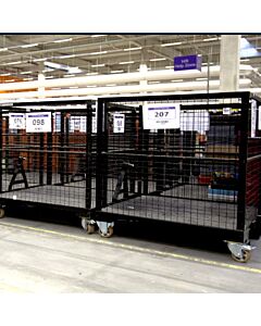 Heavy Duty Warehouse Table and Chair Storage Trolley