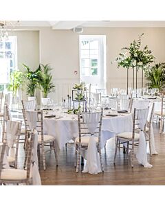 Curved Back Limewash Chiavari Chair