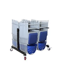 Folding Chair Trolley - Single row 2 columns hanging