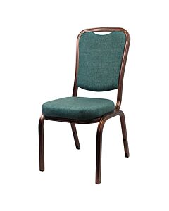 Profile view of Jupiter Aluminium Stacking Chair