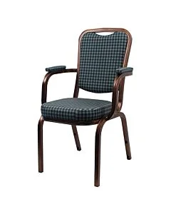 Profile view of Jupiter Aluminium Stacking Chair