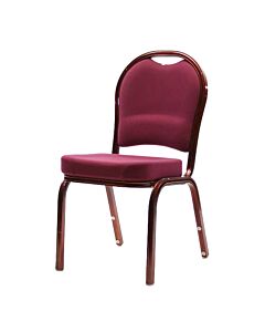 Profile view of Comodor Aluminium Stacking Chair
