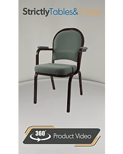Aluminium Stacking Chair - Comodor with Arms