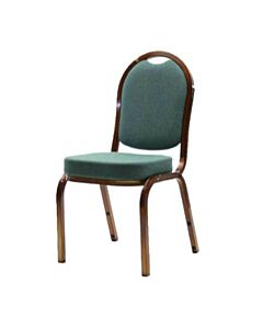 Profile view of Spoon Aluminium Stacking Chair