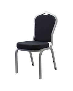 Profile view of Saturn Aluminium Stacking Chair