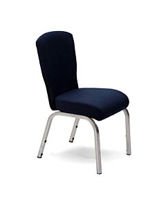 Profile view of Flex-6 Steel Stacking Chair