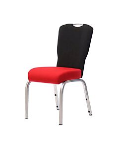 Profile view of Flex-6 Steel Stacking Chair