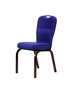 Profile view of Flex-9 Steel Stacking Chair