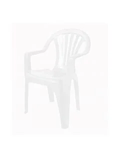 Profile view of Pals Plastic Stacking Chair