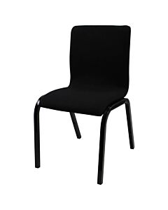 Profile view of Petra Aluminium Stacking Chair