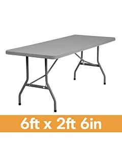 6ft 2ft 6in rectangle banqueting table