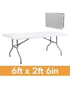 6ft 2ft 6in rectangle banqueting table