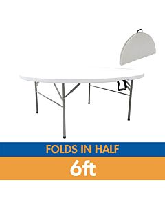 6ft round banqueting table