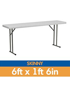 6ft 1ft 6in rectangle banqueting table